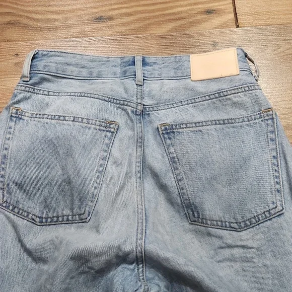 Everlane Curvy 90s Cheeky Straight Jean‎ Organic Cotton Light Wash Rigid Size 26 - Picture 8 of 10